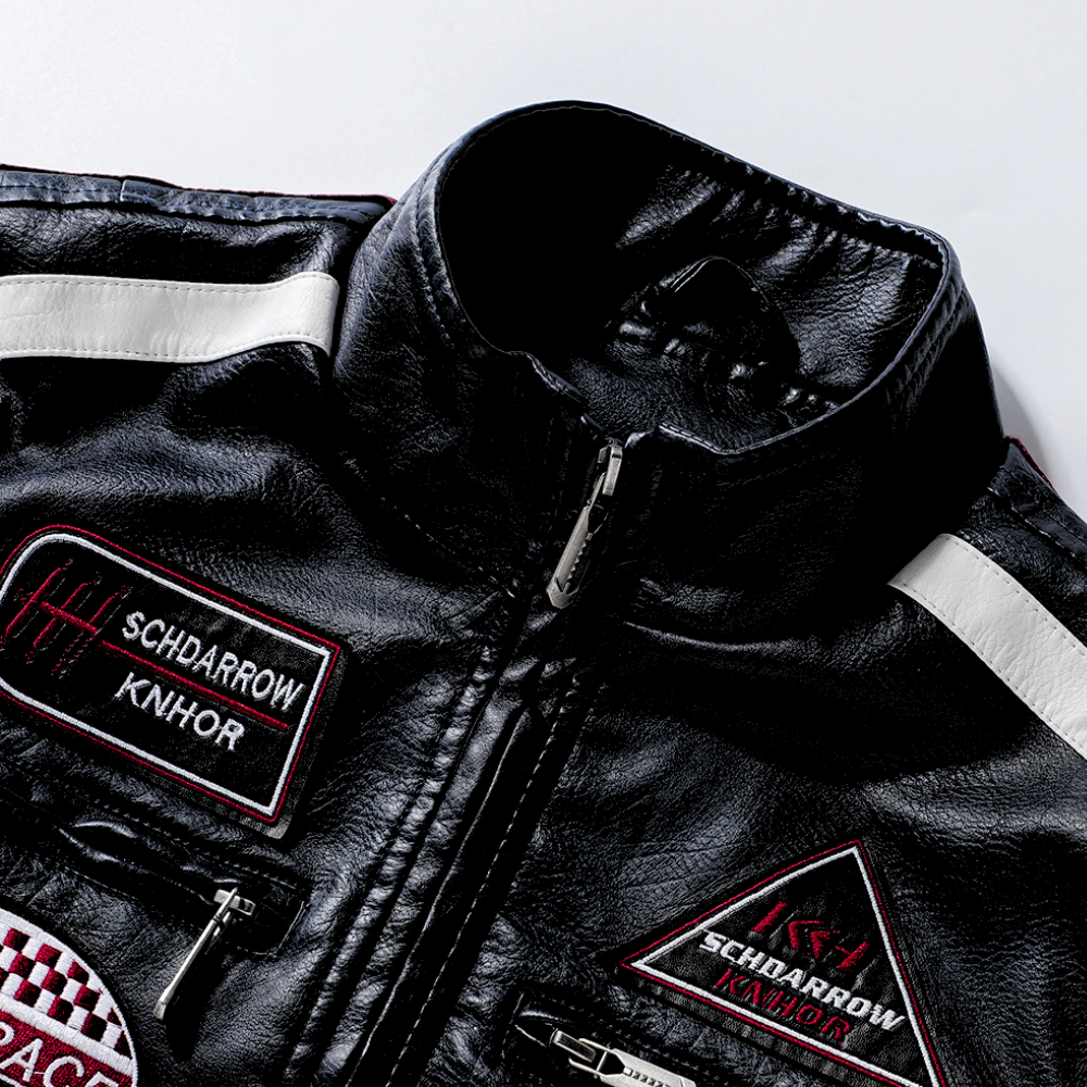 Chaqueta Biker en Cuerotex Premium