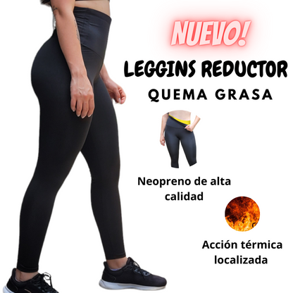 🔥LEGGINS TRIPLE FUNCIÓN CON FAJA REDUCTORA Y LEVANTA COLA ELABORADO EN NEOPRENO PARA SUDAR Y EN TELA EN SUPLEX